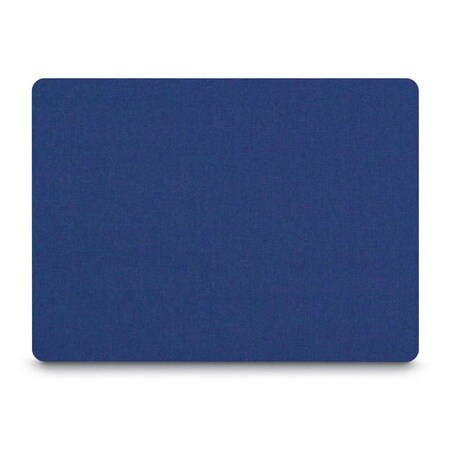 United Visual Products Corkboard, Fabric, Gold/Blu, 3 Door, 72x36" UV306-GOLD-BLSPRU